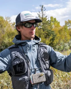 Fishing Vests|Simms Fishing Flyweight Fishing Vest Smoke