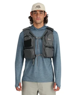 Fishing Vests|Simms Fishing Flyweight Fishing Vest Smoke