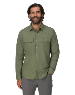 Clearance Men's Big Sky Tech LS Shirt Women Lake|Lake