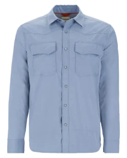 Clearance Men's Big Sky Tech LS Shirt Women Lake|Lake