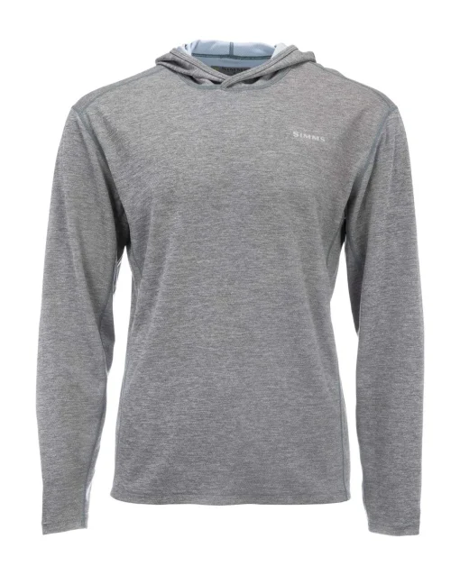 Long Sleeves|Bug Hoodies & Shirts|Simms Fishing Men's Bugstopper® Hoodie Steel Heather