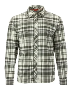 Long Sleeves|Bug Hoodies & Shirts|Simms Fishing Men's Bugstopper® LS Fishing Shirt Foliage Madras Plaid
