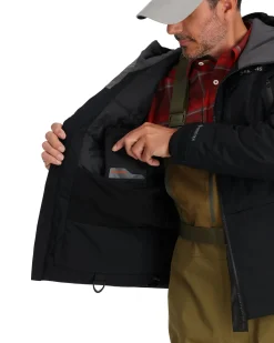 Jackets & Vests|Simms Fishing Men's Bulkley Insulated Wading Jacket Black