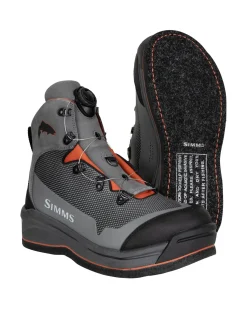 Wading Boots|Simms Fishing Men's Guide BOA Wading Boot - Felt Sole Slate