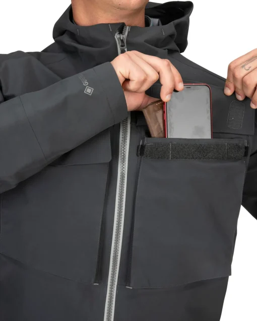 Jackets & Vests|Simms Fishing Men's Guide Classic Wading Jacket Carbon