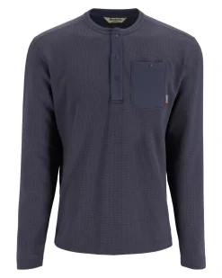 Long Sleeves|Simms Fishing Men's Highline Henley 2024 Selvedge