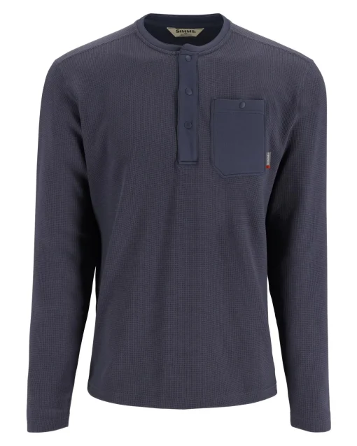 Long Sleeves|Simms Fishing Men's Highline Henley 2024 Selvedge