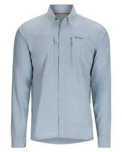 Long Sleeves|Simms Fishing Men's Intruder® BiComp Fishing Shirt Steel Blue