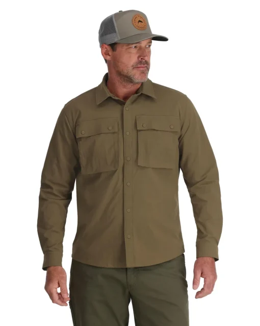 Long Sleeves|Simms Fishing Men's Lodge Work Shirt