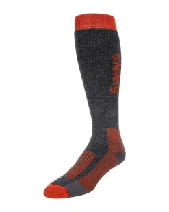 Socks|Simms Fishing Men's Merino Midweight OTC Socks Carbon