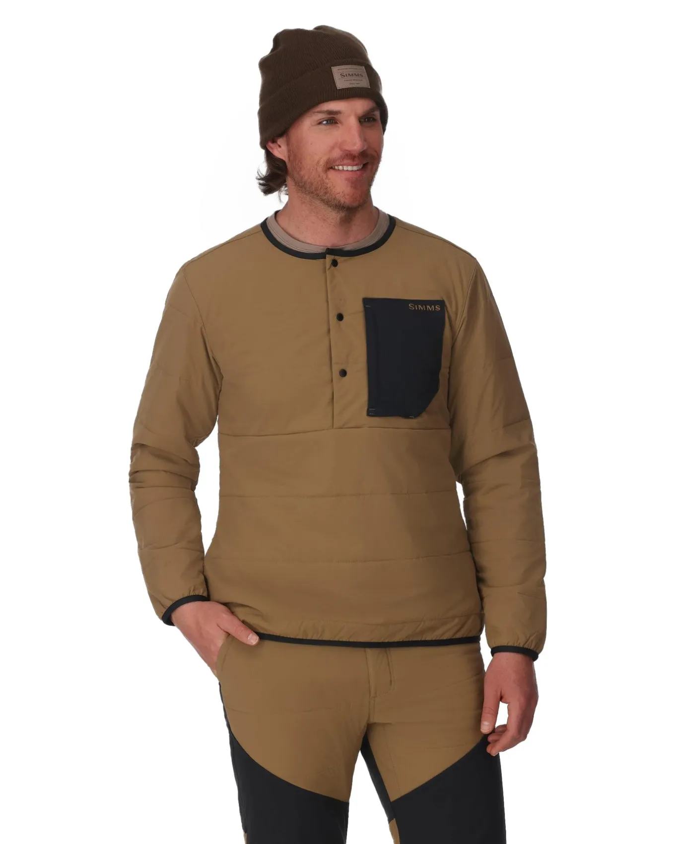 Long Sleeves|Jackets & Vests|Simms Fishing Men's Midstream Insulated Henley