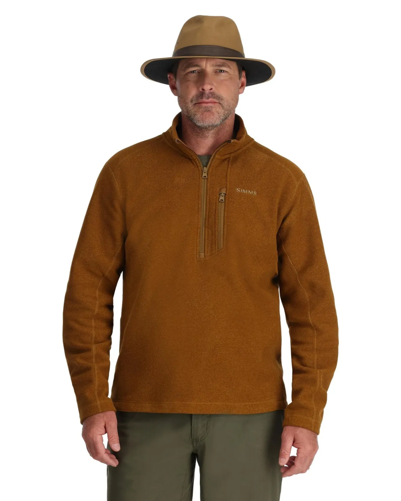 Clearance Men's Rivershed-Half Zip Fleece Long Sleeves