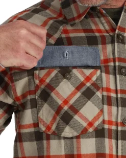 Clearance Men's Santee Flannel Long Sleeves