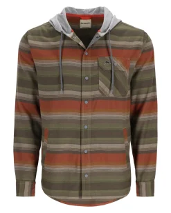 Long Sleeves|Simms Fishing Men's Santee Flannel Hoody 2024