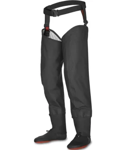 Waders|Stockingfoot Waders|Simms Fishing Men's Second Wind Hip Wader - Stockingfoot Dark Stone