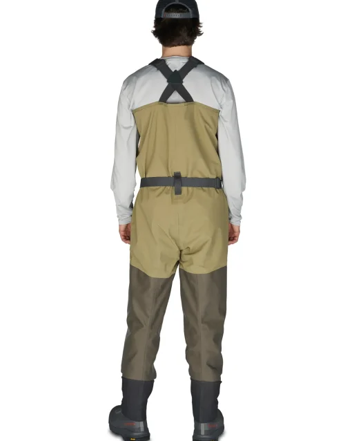 Waders|Stockingfoot Waders|Simms Fishing Men's Second Wind Wader - Stockingfoot Tan