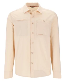 Men's Simms Challenger LS Shirt Women Lake|Lake