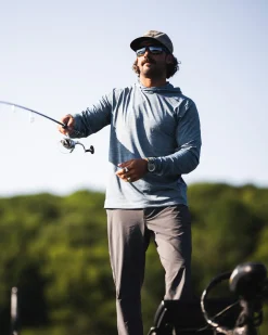Long Sleeves|Simms Fishing Men's SolarFlex® Cooling Hoody 2024 Neptune