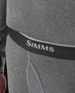 Base Layers & Boxers|Simms Fishing Men's Strata 160 Baselayer Bottom Dark Grey Heather