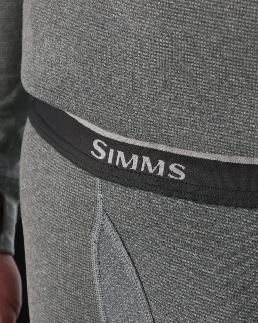 Base Layers & Boxers|Simms Fishing Men's Strata 160 Baselayer Bottom Dark Grey Heather