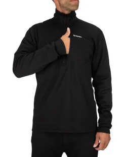 Long Sleeves|Base Layers|Simms Fishing Men's Thermal Qtr Midlayer Zip Top