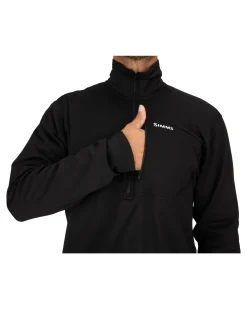 Long Sleeves|Base Layers|Simms Fishing Men's Thermal Qtr Midlayer Zip Top