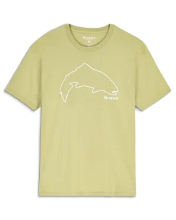 Discount Men's Trout Outline T-Shirt T-Shirts|Short Sleeves