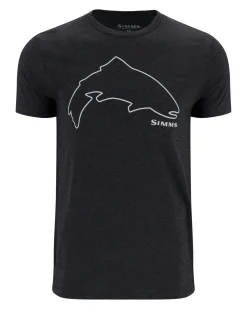 Discount Men's Trout Outline T-Shirt T-Shirts|Short Sleeves