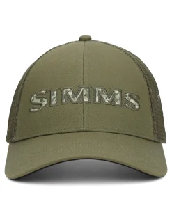 Caps & Trucker Hats|Caps & Trucker Hats|Simms Fishing Single Haul Trucker - Back Eddy Camo Fill