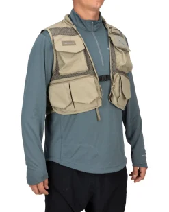 Fishing Vests|Simms Fishing Tributary Fishing Vest Tan