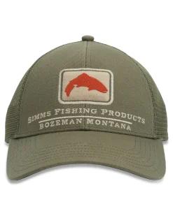 Caps & Trucker Hats|Caps & Trucker Hats|Simms Fishing Trout Icon Trucker Hat