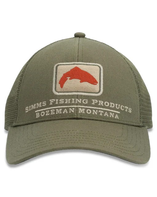 Caps & Trucker Hats|Caps & Trucker Hats|Simms Fishing Trout Icon Trucker Hat