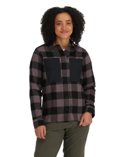 Long Sleeves|Simms Fishing Women's Guide Flannel 2024 Grayling Buffalo Check