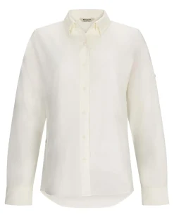 Sun Hoodies & Shirts|Long Sleeves|Simms Fishing Women's Isle Shirt White