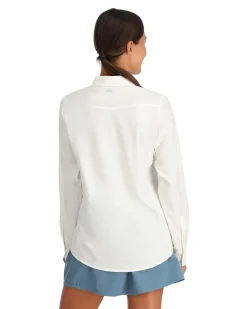 Sun Hoodies & Shirts|Long Sleeves|Simms Fishing Women's Isle Shirt White