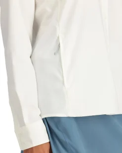 Sun Hoodies & Shirts|Long Sleeves|Simms Fishing Women's Isle Shirt White
