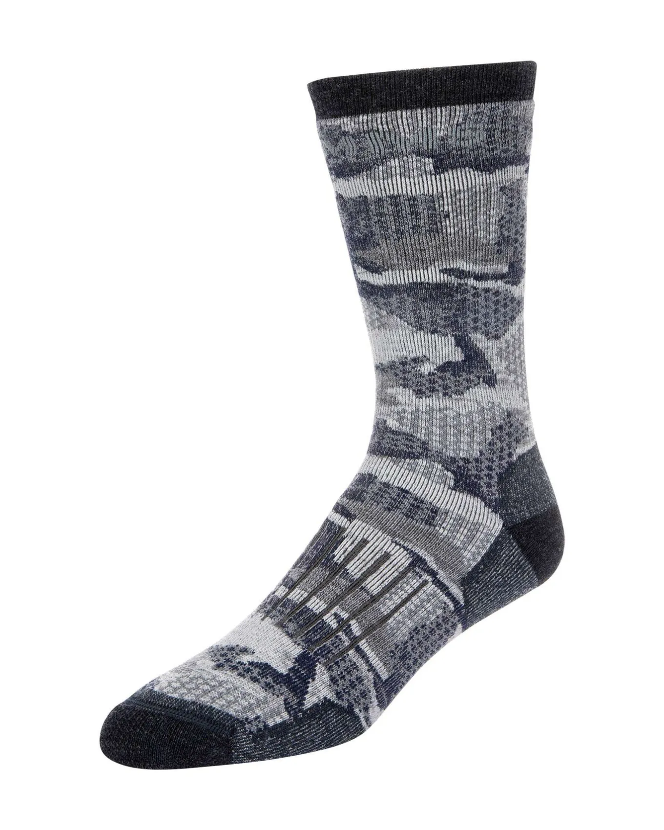 Socks|Simms Fishing Women's Merino Midweight Hiker Socks Hex Flo Camo Admiral
