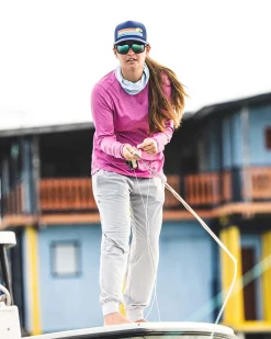 Outlet Women's SolarFlex® Crew Women Sun Hoodies & Shirts