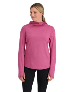 Sun Hoodies & Shirts|Simms Fishing Women's SolarFlex® Hoody Fuchsia Heather