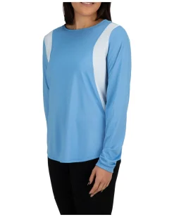 Long Sleeves|Sun Hoodies & Shirts|Simms Fishing Women's SolarVent Crew