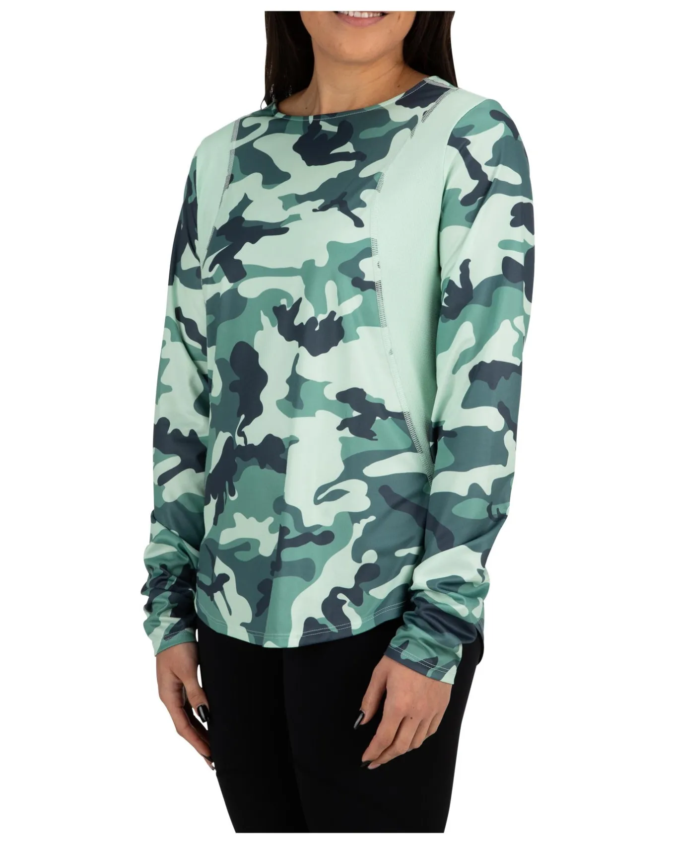 Long Sleeves|Sun Hoodies & Shirts|Simms Fishing Women's SolarVent Crew