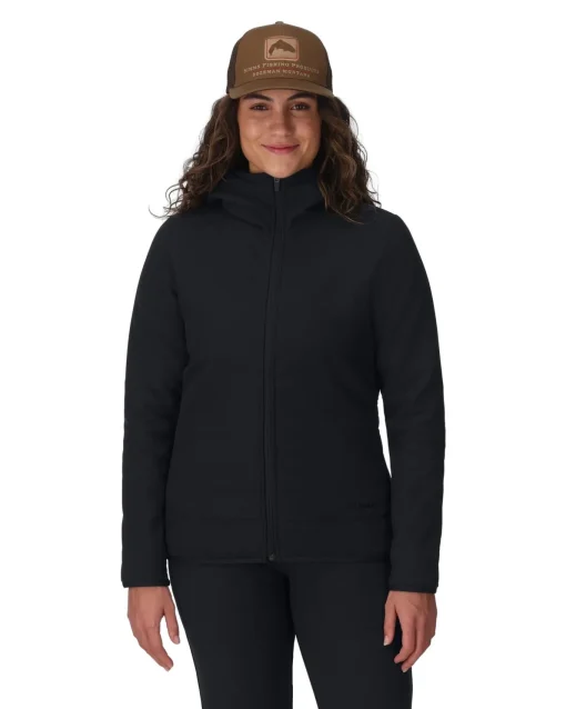 Lifestyle|Hoodies|Simms Fishing Women's Strata 330 Full-Zip Midlayer Hoody Black