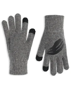 Gloves|Gloves|Simms Fishing Wool Full Finger Glove Steel